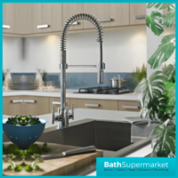 Bristan Artisan Professional Luminance Chrome Pull Down Nozzle Kitchen Sink Mixer Tap