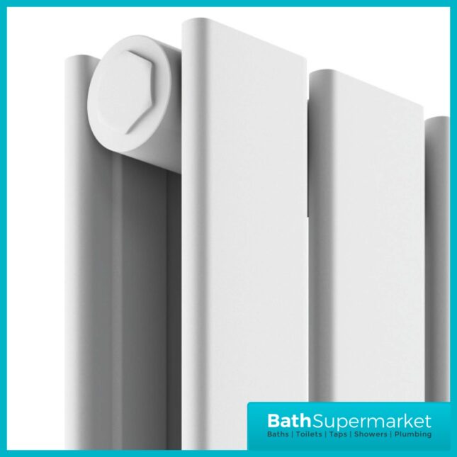 Sognare Bravo Matt White Double Designer Radiator 1600mm Height Various Width