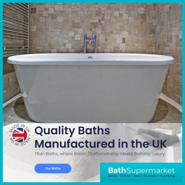 Titan Howarth 1800 X 800 Freestanding Skirted Bath-Colours