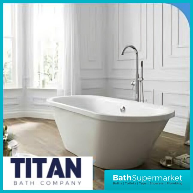 Titan Howarth 1800 X 800 Freestanding Skirted Bath-Colours - Image 3
