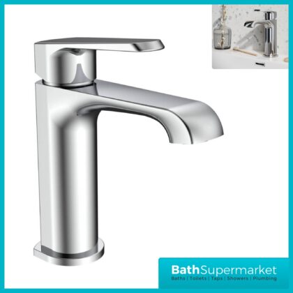 Sognare Montana Chrome Deck Mounted Mini Mono Basin Mixer Tap