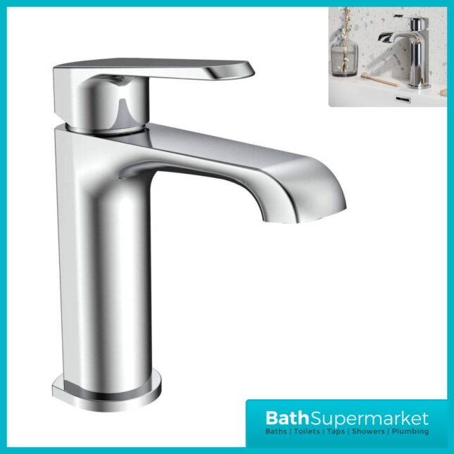 Sognare Montana Chrome Deck Mounted Mini Mono Basin Mixer Tap