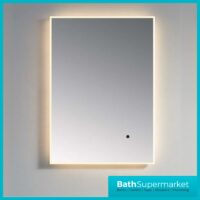 Kartell Kingham Slim Depth Infra Red Demister Bathroom Mirror 600mm x 800mm