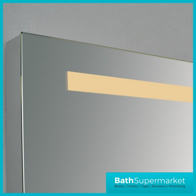 Kartell Sherston Halo Sensor LED Top Strip Demister Portrait Mirror 500mm x 700mm