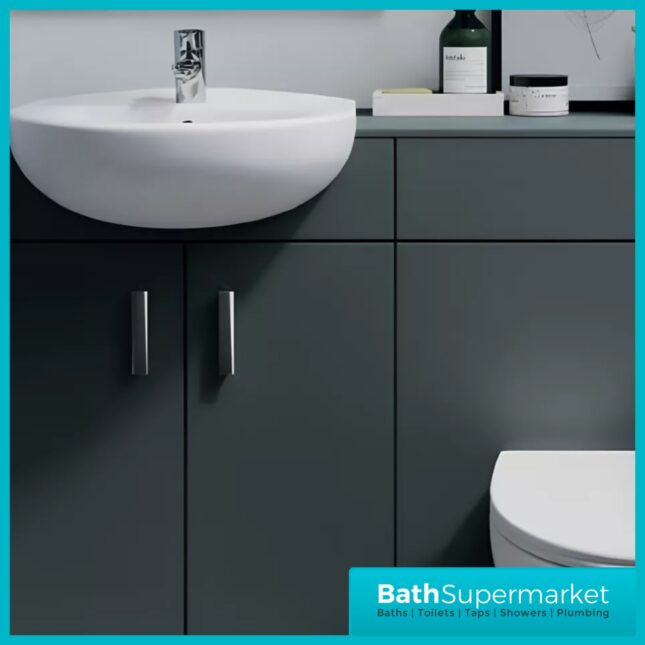 Roca Havana Round 1 Tap Hole Semi Recessed Basin 550mm