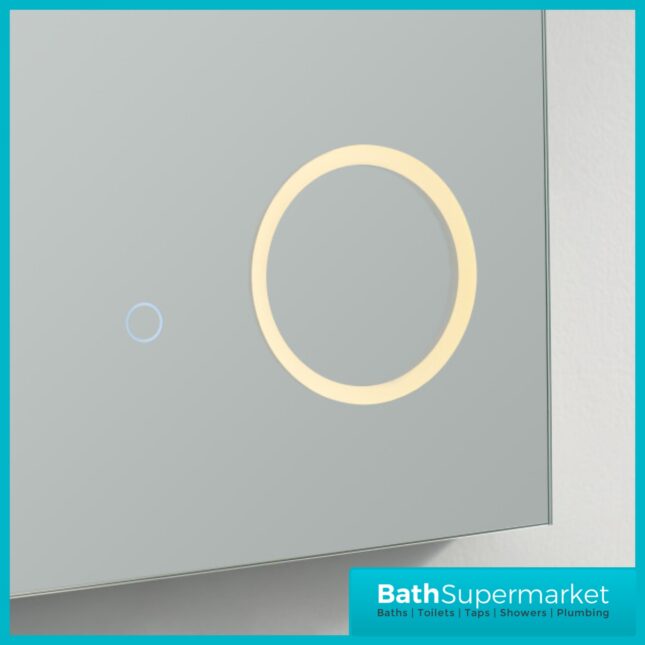 Kartell Sherston Halo Sensor LED Top Strip Demister Portrait Mirror 500mm x 700mm