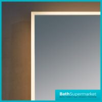 Kartell Kingham Slim Depth Infra Red Demister Bathroom Mirror 600mm x 800mm