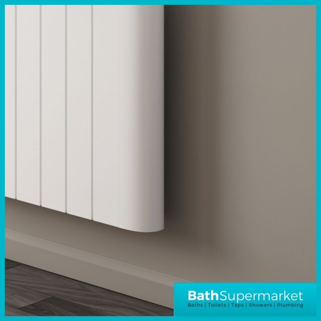 Reina Serre White Horizontal WiFi Electric Dry Radiator 580mm Height - Various Widths