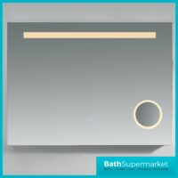 Kartell Sherston Halo Sensor LED Top Strip Demister Landscape Mirror 600mm x 800mm