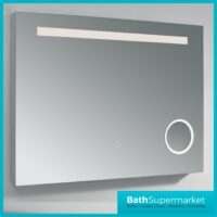 Kartell Sherston Halo Sensor LED Top Strip Demister Landscape Mirror 600mm x 800mm