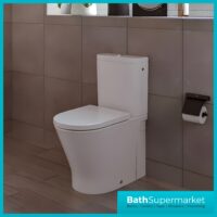 Roca Gap D-Trit Round WC Rimless Toilet With Integrated Sanitary Disposal