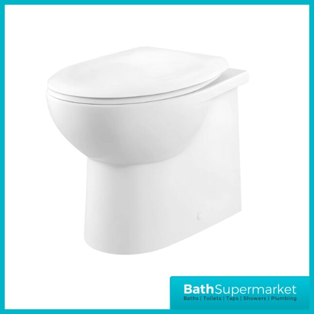 Roca Havana Round Back To Wall Toilet Pan With Seat
