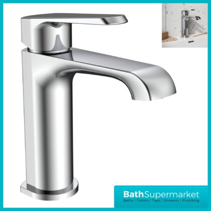 Sognare Montana Chrome Deck Mounted Mono Basin Mixer Tap