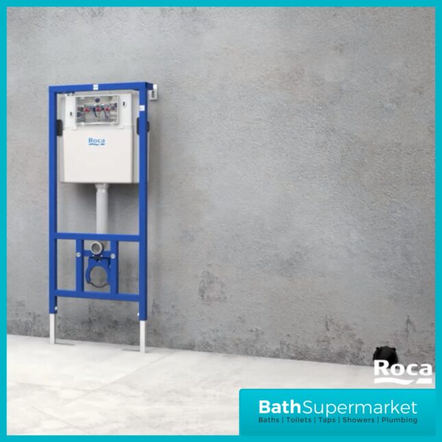 Roca Duplo Wall Hung WC Frame With Dual Flush Cistern 1120mm