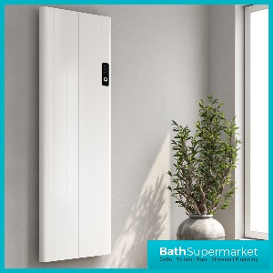 Reina Maia White Vertical WiFi Electric Dry Radiator 1600mm Height – Various Widths