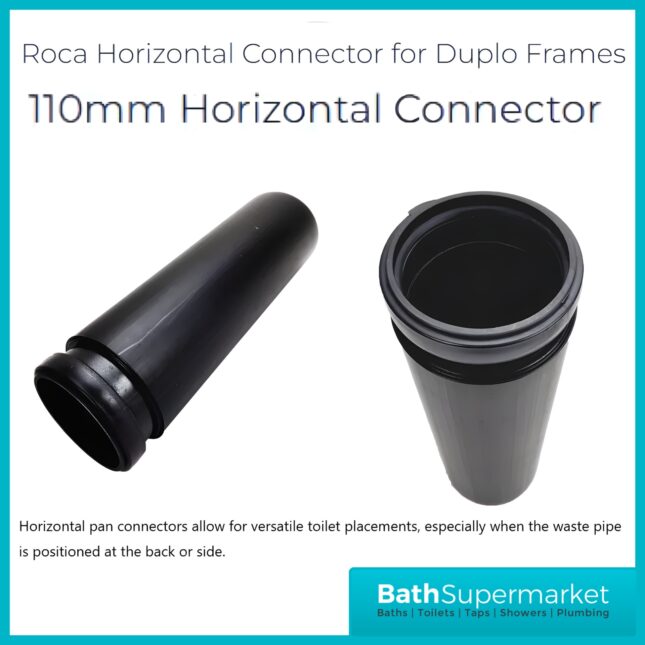Roca Duplo Horizontal Outlet Waste Connector