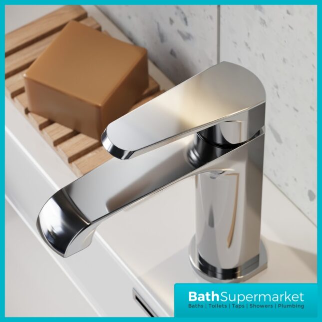 Sognare Montana Chrome Deck Mounted Mini Mono Basin Mixer Tap