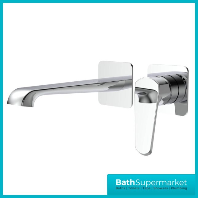 Sognare Montana Chrome Wall Mounted Bath Mixer Tap