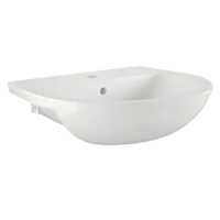 Roca Havana Round 1 Tap Hole Semi Recessed Basin 550mm