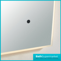 Kartell Kingham Slim Depth Infra Red Demister Bathroom Mirror 600mm x 800mm