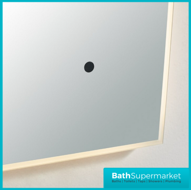 Kartell Kingham Slim Depth Infra Red Demister Bathroom Mirror 600mm x 800mm