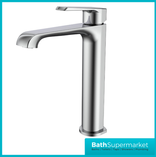 Sognare Montana Chrome Deck Mounted Tall Mono Basin Mixer Tap