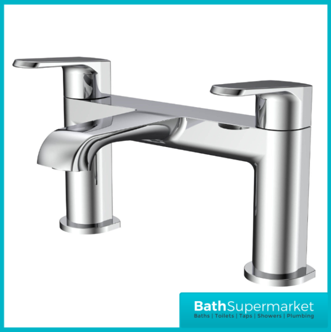 Sognare Montana Chrome Deck Mounted Bath Filler Tap