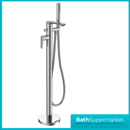 Sognare Montana Chrome Tall Mono Freestanding Bath Shower Mixer Tap