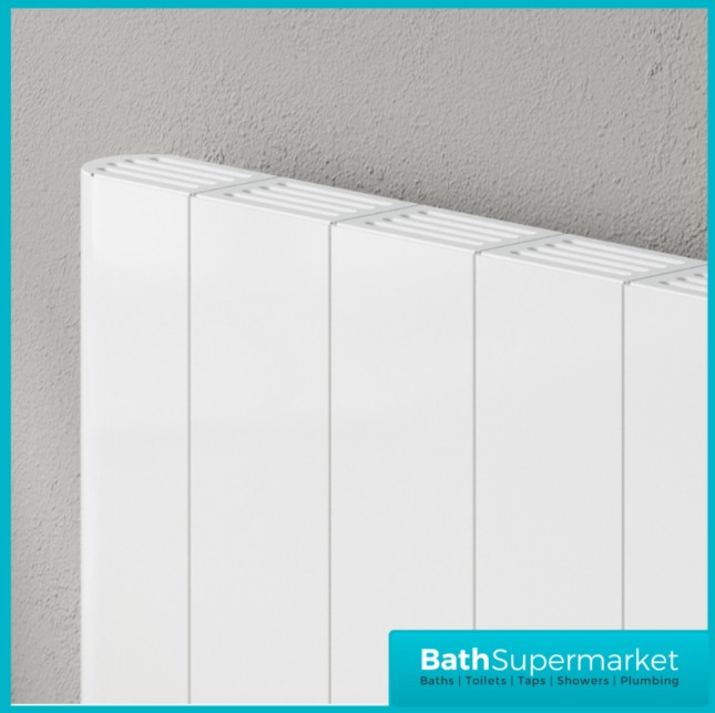 Reina Maia White Vertical WiFi Electric Dry Radiator 1600mm Height – Various Widths