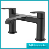 Sognare Montana Matte Black Deck Mounted Bath Filler Tap