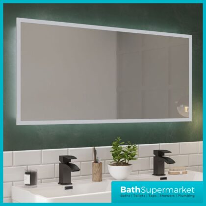 Sognare Mosca LED Mirror With Demister & Shaver Socket 1200mm x 600mm
