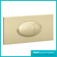 Ellsi Brushed Brass Flush Plate For Cable Operated Cisterns
