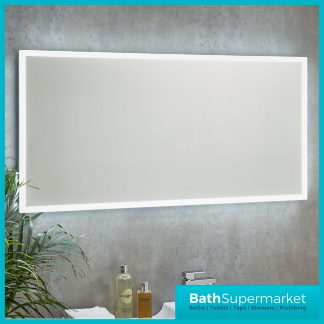 Sognare Mosca LED Mirror With Demister & Shaver Socket 1200mm x 600mm