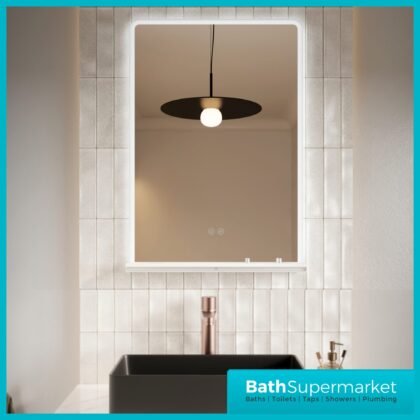 Sognare Charj Smart LED Demister Mirror With Charging Socket 700mm Height