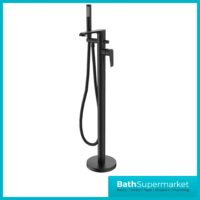 Sognare Montana Matte Black Tall Mono Freestanding Bath Shower Mixer Tap