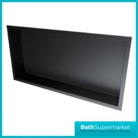 Sognare Matte Black Wall Niche Shower Inset Rectangle 600mm x 300mm