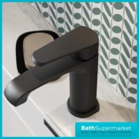 Sognare Montana Brushed Nickel Deck Mounted Mini Mono Basin Mixer Tap