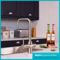 Sognare Impromta Brushed Steel Fingerprint Biometric 3in1 Instant Hot Water Tap Kit