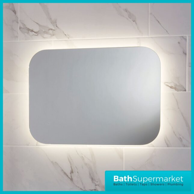 Sognare Aura Touch Sensor Illuminated LED Mirror With Demister 600mm x 1200mm