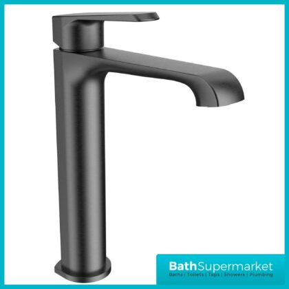 Sognare Montana Gunmetal Deck Mounted Tall Mono Basin Mixer Tap