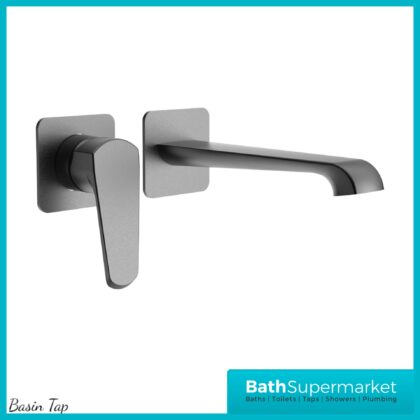 Sognare Montana Gunmetal Wall Mounted Basin Mixer Tap