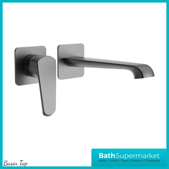 Sognare Montana Gunmetal Wall Mounted Basin Mixer Tap