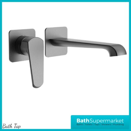Sognare Montana Gunmetal Wall Mounted Bath Mixer Tap