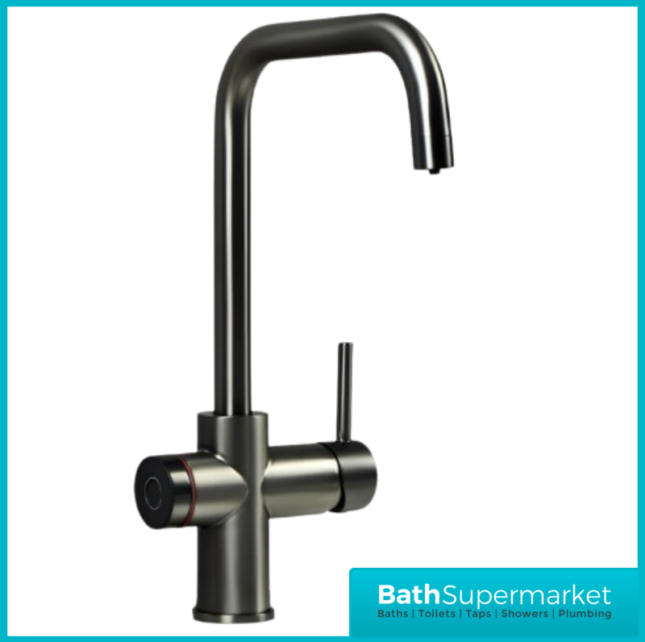 Sognare Impromta Gunmetal Fingerprint Biometric 3in1 Instant Hot Water Tap Kit