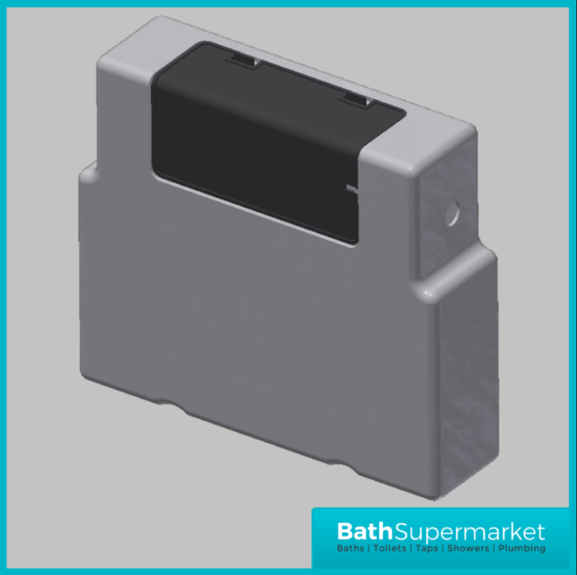 Slimline Concealed Cistern – Dual Flush, Left Hand & Right Hand Inlet-Cable