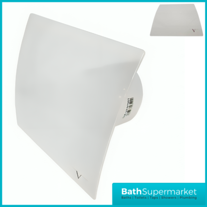 Turbo 100mm White Extractor Fan With Timer