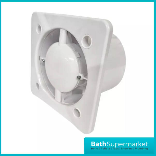 Turbo 100mm Brushed Brass Extractor Fan With Timer