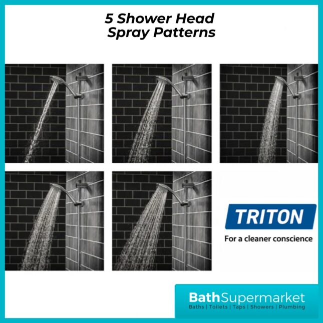 Triton Amore Brushed Steel Electric Shower 8.5kW Or 9.5kW