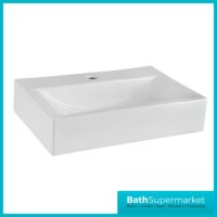Nuie Mayford Gloss White Compact Floorstanding Vanity Basin Unit 460mm
