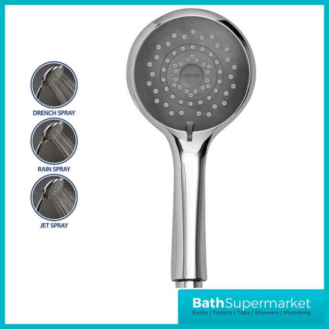 Triton Aspirante Gunmetal Electric Shower 8.5kW Or 9.5kW